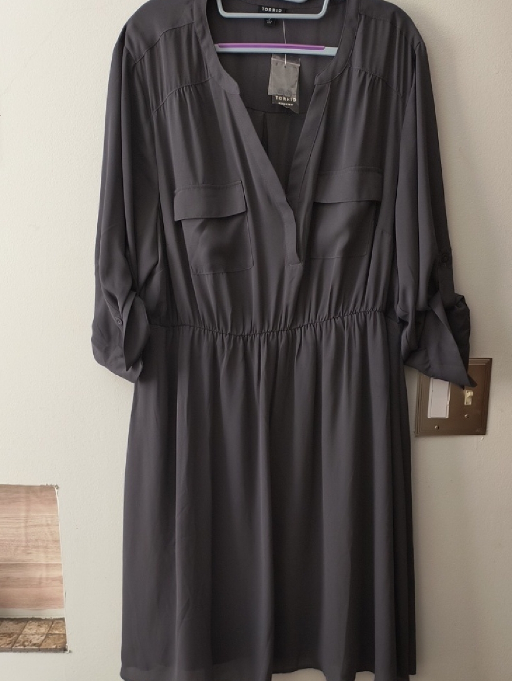 torrid Gray Harper Shirt dress 2